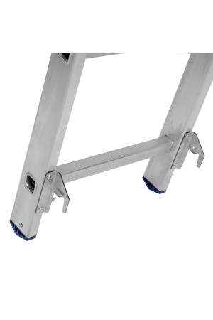 Лестница, 3 х 11 ступеней, алюминиевая, трехсекционная, Россия, Сибртех