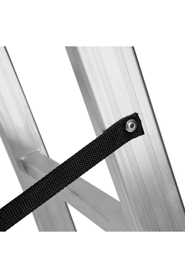 Лестница, 3 х 11 ступеней, алюминиевая, трехсекционная, Сибртех