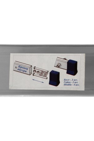 Лестница, 3 х 11 ступеней, алюминиевая, трехсекционная, Россия, Сибртех