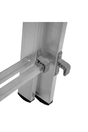 Лестница, 3 х 12 ступеней, алюминиевая, трехсекционная, Россия, Сибртех