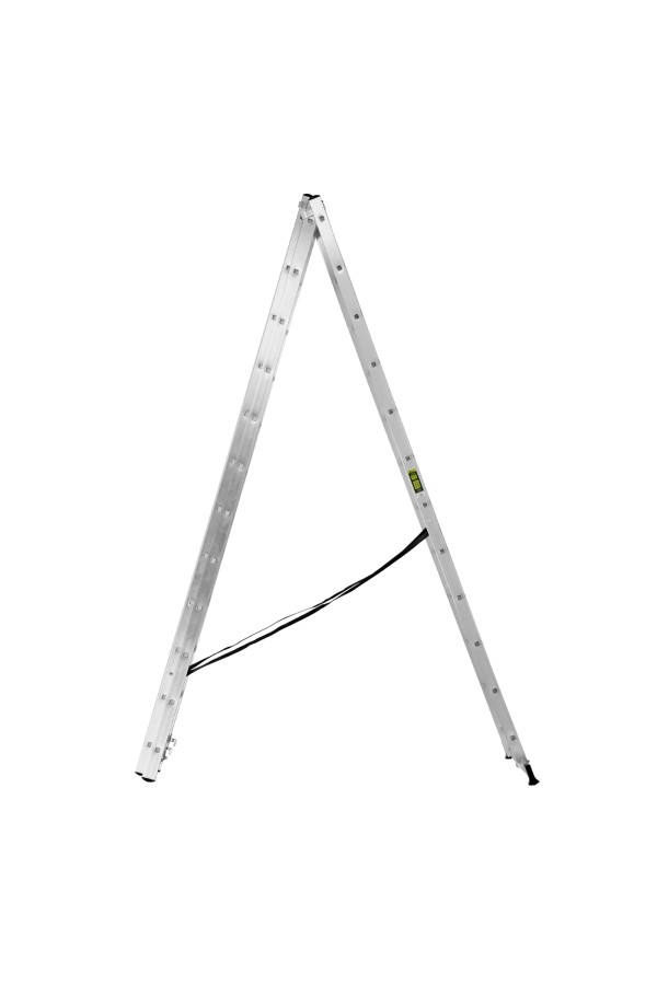 Лестница, 3 х 12 ступеней, алюминиевая, трехсекционная, Сибртех