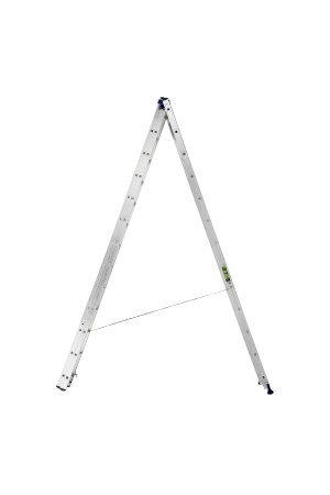 Лестница, 3 х 13 ступеней, алюминиевая, трехсекционная, Россия, Сибртех