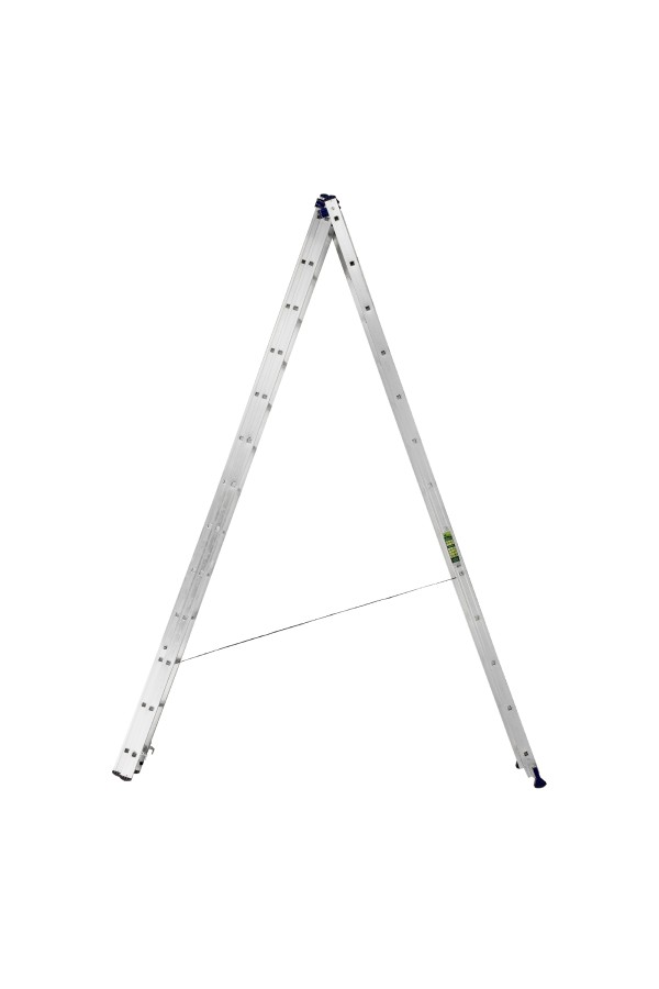 Лестница, 3 х 13 ступеней, алюминиевая, трехсекционная, Сибртех