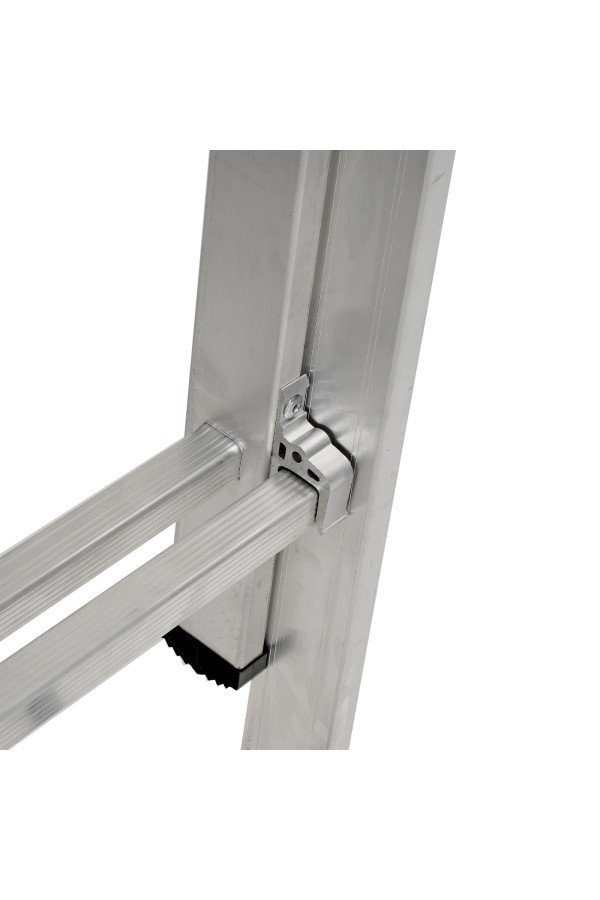 Лестница, 3 х 13 ступеней, алюминиевая, трехсекционная, Сибртех