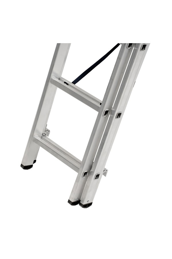 Лестница, 3 х 13 ступеней, алюминиевая, трехсекционная, Сибртех