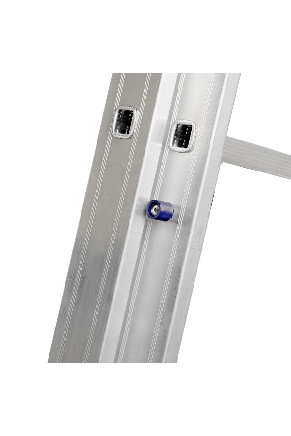 Лестница, 3 х 13 ступеней, алюминиевая, трехсекционная, Сибртех