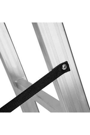 Лестница, 3 х 14 ступеней, алюминиевая, трехсекционная, Россия, Сибртех