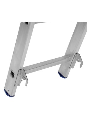 Лестница, 3 х 14 ступеней, алюминиевая, трехсекционная, Россия, Сибртех