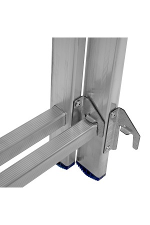 Лестница, 3 х 14 ступеней, алюминиевая, трехсекционная, Россия, Сибртех