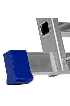 Лестница, 3 х 14 ступеней, алюминиевая, трехсекционная, Россия, Сибртех