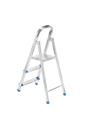 Стремянка, 3 ступени, стальная, оцинкованная Сибртех