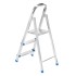 Стремянка, 3 ступени, стальная, оцинкованная Сибртех