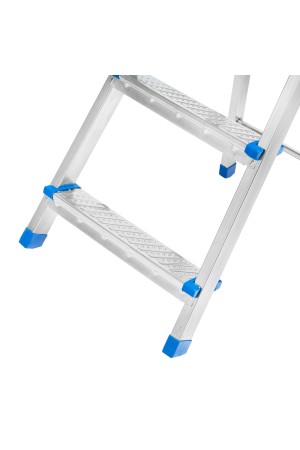 Стремянка, 3 ступени, стальная, оцинкованная Сибртех