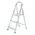 Стремянка, 3 ступени, стальная, оцинкованная Сибртех