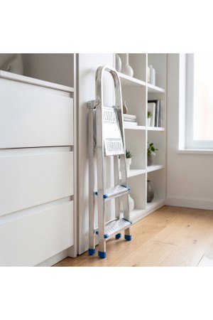 Стремянка, 3 ступени, стальная, оцинкованная Сибртех