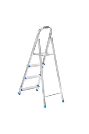 Стремянка, 4 ступени, стальная, оцинкованная Сибртех