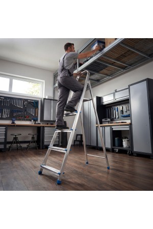 Стремянка, 5 ступеней, стальная, оцинкованная Сибртех