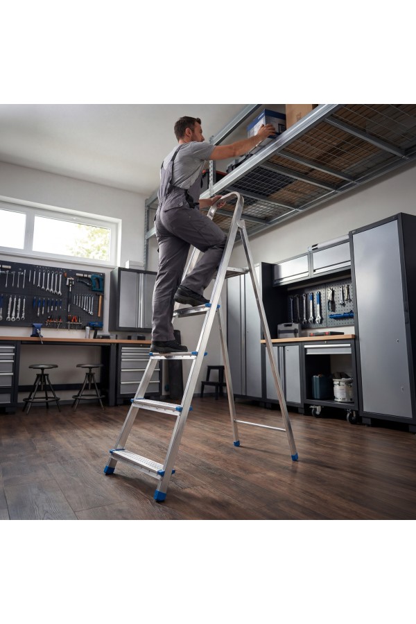 Стремянка, 5 ступеней, стальная, оцинкованная Сибртех