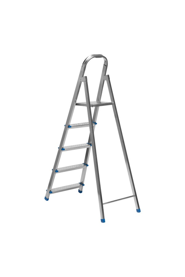 Стремянка, 5 ступеней, стальная, оцинкованная Сибртех