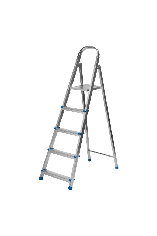 Стремянка, 5 ступеней, стальная, оцинкованная Сибртех