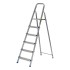 Стремянка, 6 ступеней, стальная, оцинкованная Сибртех