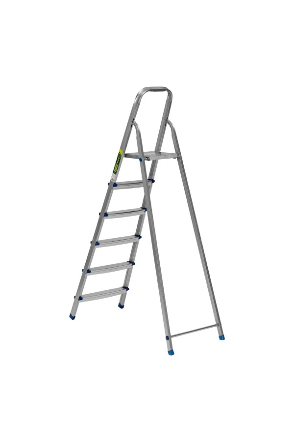 Стремянка, 6 ступеней, стальная, оцинкованная Сибртех