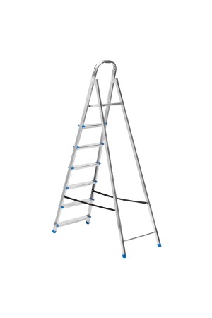 Стремянка, 7 ступеней, стальная, оцинкованная Сибртех