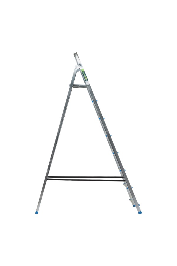 Стремянка, 8 ступеней, стальная, оцинкованная Сибртех