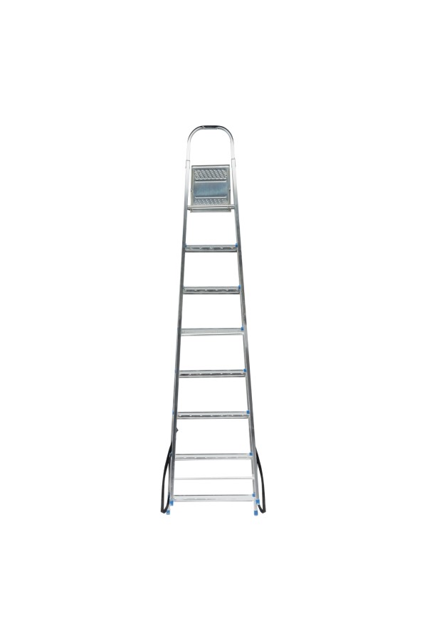 Стремянка, 8 ступеней, стальная, оцинкованная Сибртех