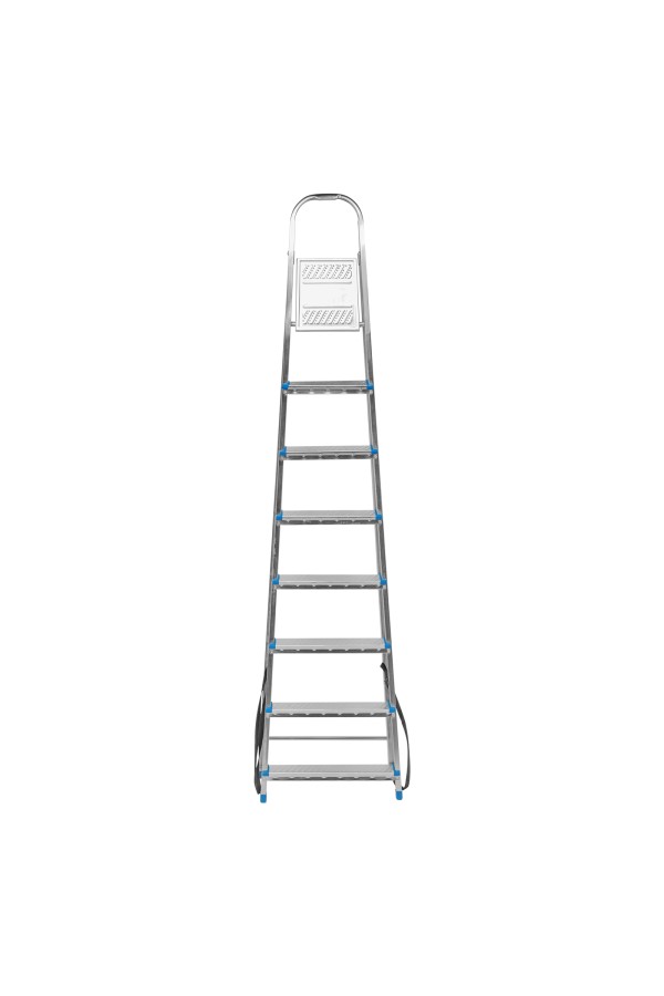 Стремянка, 8 ступеней, стальная, оцинкованная Сибртех