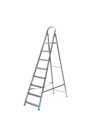 Стремянка, 8 ступеней, стальная, оцинкованная Сибртех