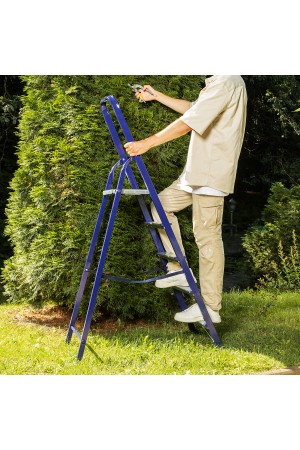 Стремянка, 5 ступеней, стальная, Россия, Сибртех