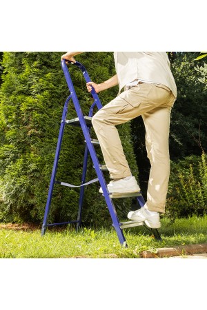 Стремянка, 5 ступеней, стальная, Россия, Сибртех