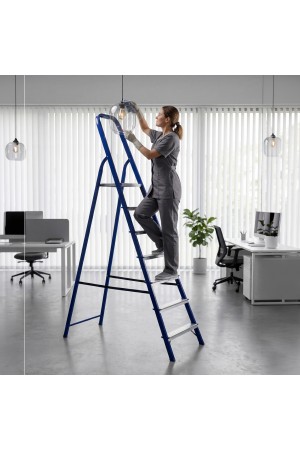 Стремянка, 7 ступеней, стальная, Россия, Сибртех