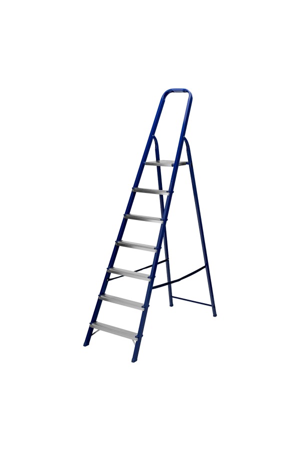 Стремянка, 7 ступеней, стальная, Сибртех