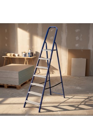 Стремянка, 7 ступеней, стальная, Россия, Сибртех