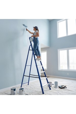 Стремянка, 8 ступеней, стальная, Россия, Сибртех