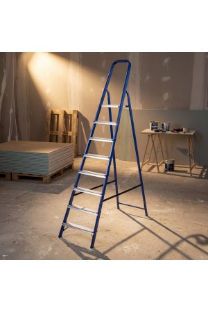 Стремянка, 8 ступеней, стальная, Россия, Сибртех