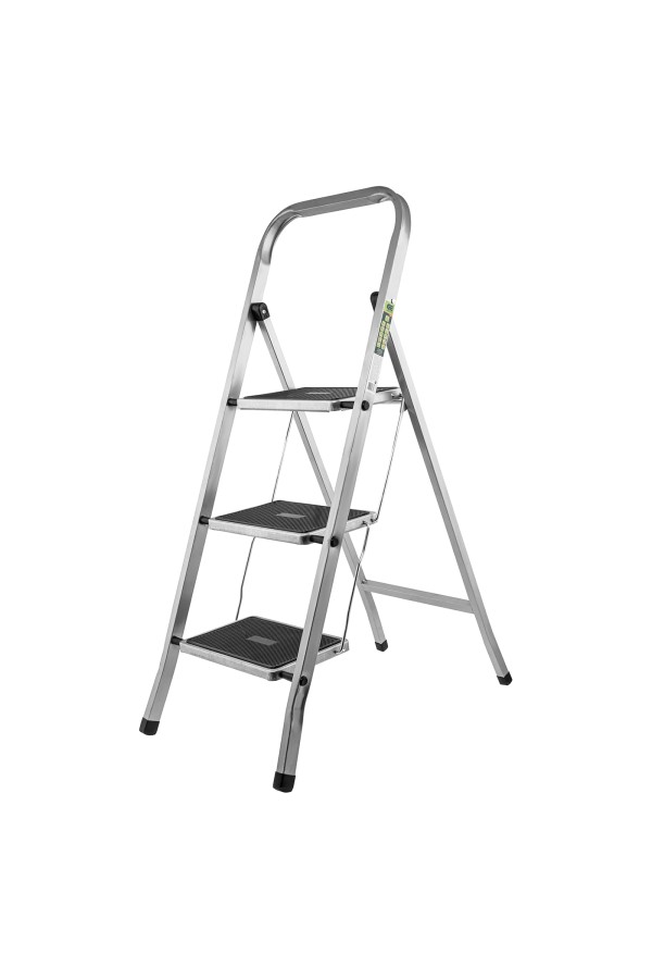 Стремянка 3 ступени, с полимерными ковриками, Сибртех