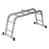Лестница шарнирная алюминиевая, 4 х 2 ступени, Россия, Сибртех