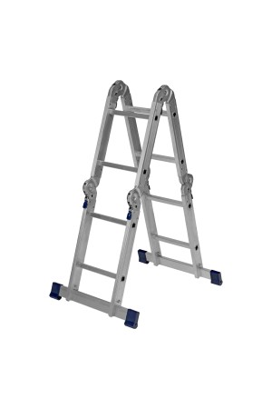 Лестница шарнирная алюминиевая, 4 х 2 ступени, Россия, Сибртех