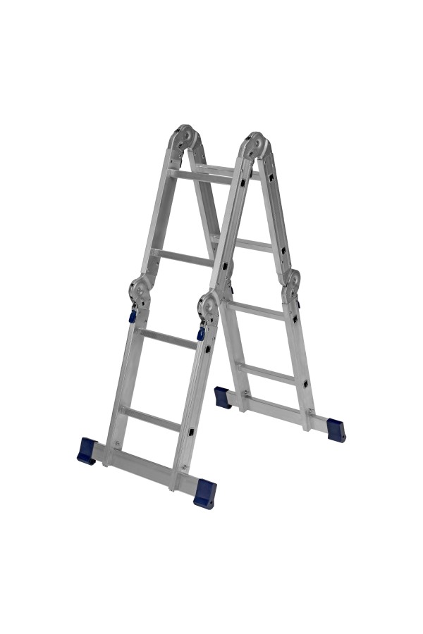 Лестница шарнирная алюминиевая, 4 х 2 ступени, Сибртех