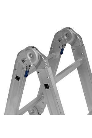 Лестница шарнирная алюминиевая, 4 х 2 ступени, Россия, Сибртех