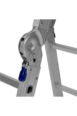 Лестница шарнирная алюминиевая, 4 х 2 ступени, Россия, Сибртех