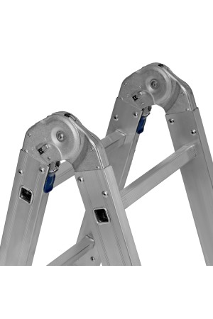 Лестница шарнирная алюминиевая, 4 х 3 ступени, Россия, Сибртех