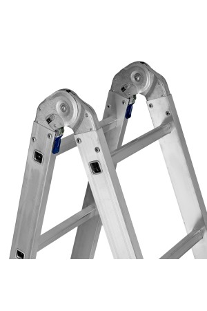 Лестница шарнирная алюминиевая, 4 х 4 ступени, Россия, Сибртех