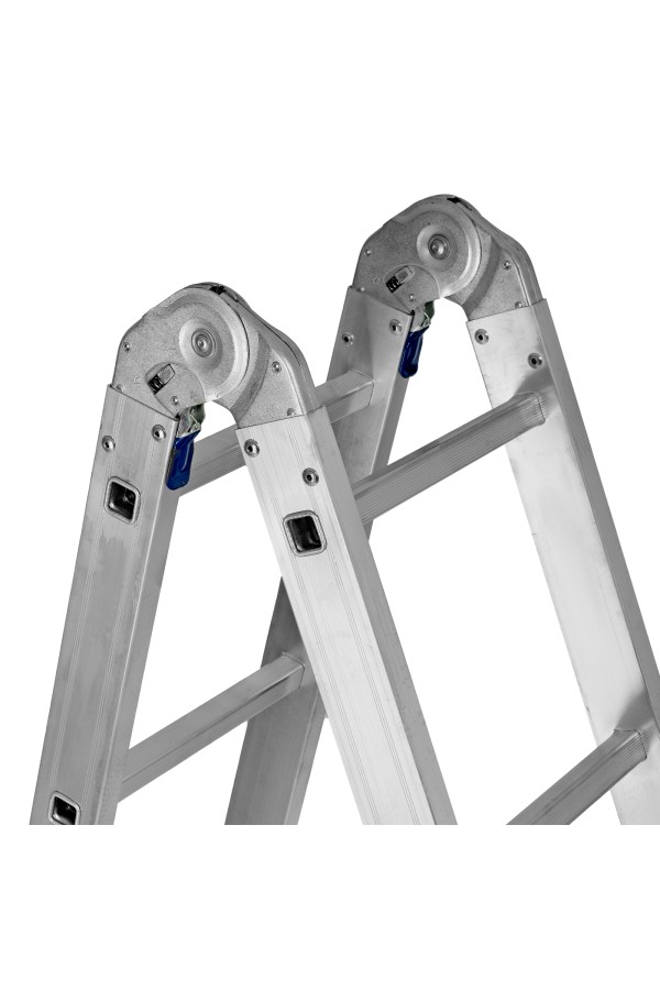 Лестница шарнирная алюминиевая, 4 х 4 ступени, Сибртех