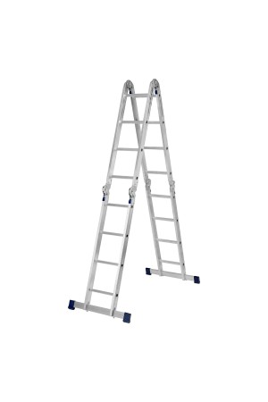 Лестница шарнирная алюминиевая, 4 х 4 ступени, Россия, Сибртех