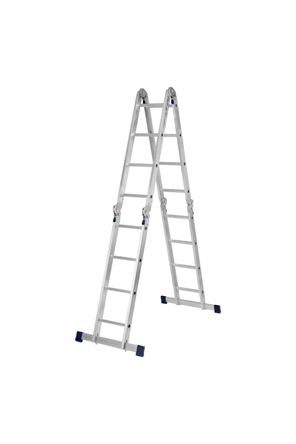 Лестница шарнирная алюминиевая, 4 х 4 ступени, Сибртех