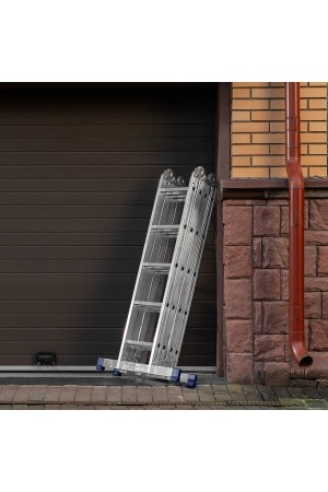 Лестница шарнирная алюминиевая, 4 х 5 ступеней, Россия, Сибртех